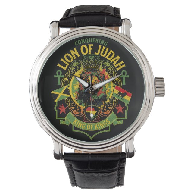 Jamaican Lion Watch (Front)