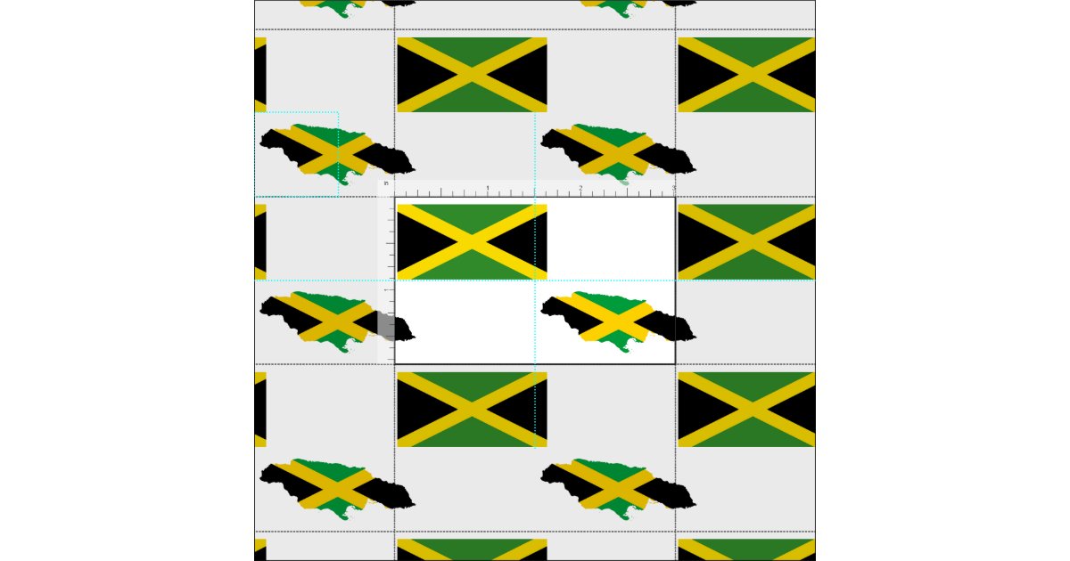 JAMAICAN MAP | Jamaica Flag Fabric | Zazzle