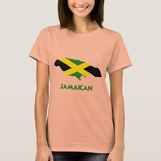JAMAICAN MAP T-Shirt (Front)