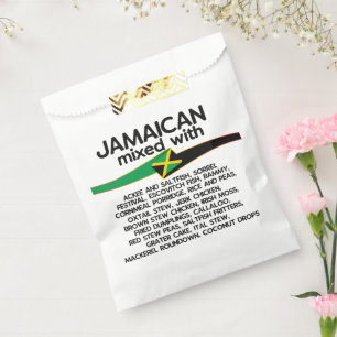 Jamaican Mixed With Jamaica Proud  Favor Bag