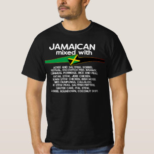 Jamaican Mixed With Jamaica Proud Group Matching T T-Shirt
