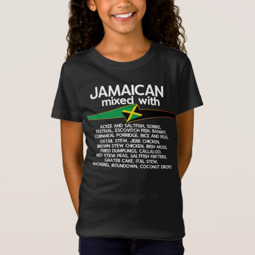 Jamaican Mixed With Jamaica Proud Group Matching T T_Shirt
