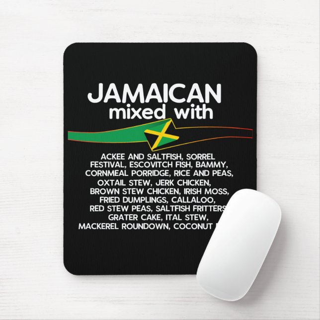 Jamaican Mixed With Jamaica Proud  Mouse Pad (With Mouse)