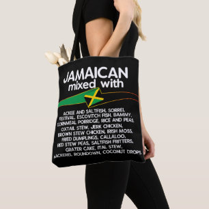 Jamaican Mixed With Jamaica Proud Tote Bag