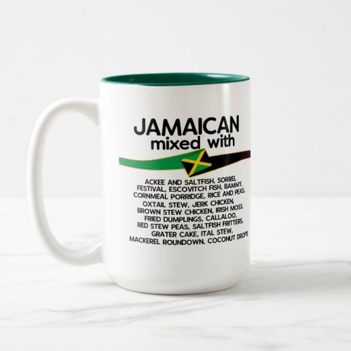 Jamaican Mixed With Jamaica Proud  Two_Tone Coffee Mug