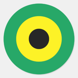 Jamaican Mod Round Sticker 2