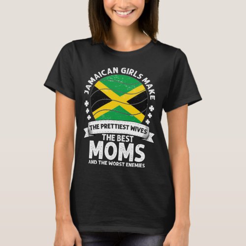 Jamaican Mom Mama Jamaican American T_Shirt