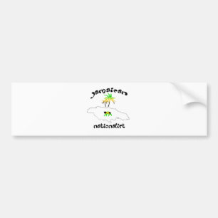 Jamaican Nationalist Logo Bumper Sticker