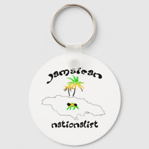 Jamaican Nationalist Logo Keychain