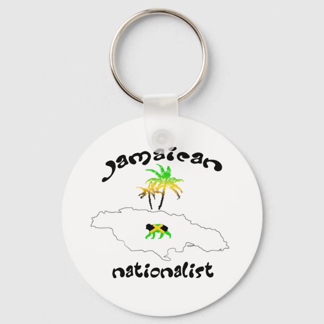 Jamaican Nationalist Logo Keychain (Front)