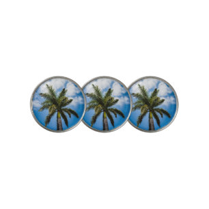Jamaican Palm Tree Golf Ball Marker
