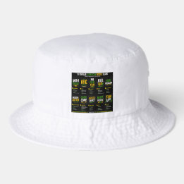Jamaican Patois Slang Bucket Hat