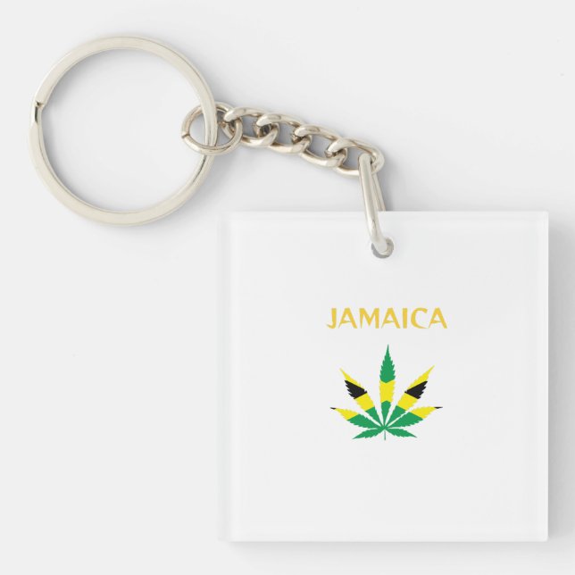 Jamaican plant keychain (Front)