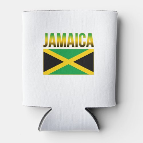 Jamaican Pride Flag Of Jamaica Can Cooler