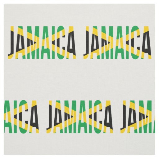 Jamaican Pride Flag Of Jamaica Fabric