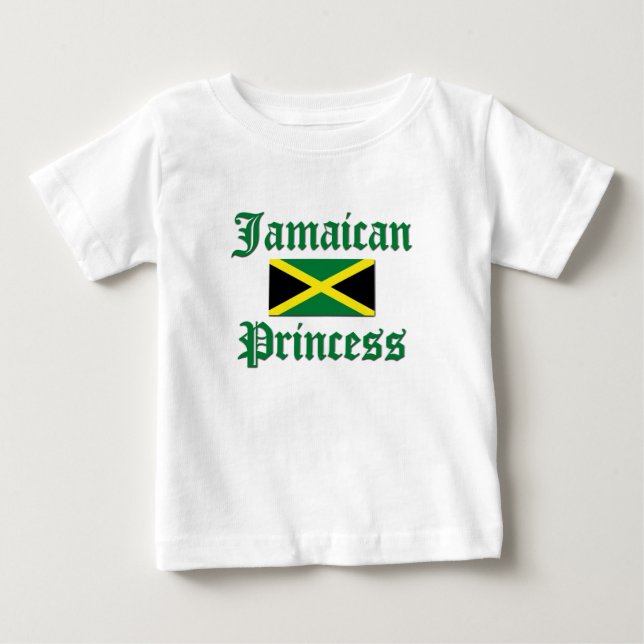 Jamaican Princess Baby T-Shirt (Front)