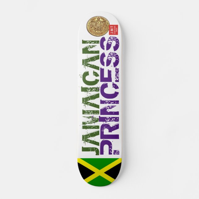 JAMAICAN PRINCESS Skateboard (Front)