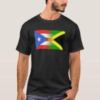 Jamaican Puerto Rican Flag Jamaica Puerto Rico T-Shirt