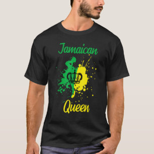 Jamaican Queen Proud Jamaica Women Vintage Jamaica T-Shirt