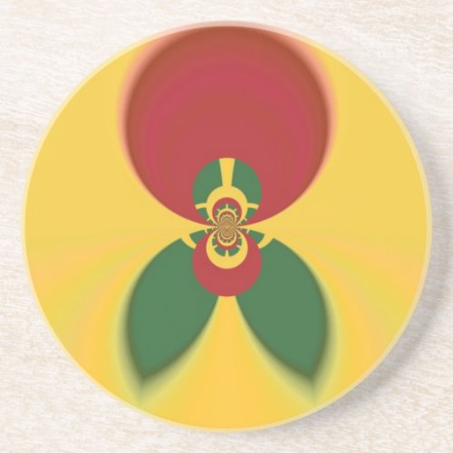 Jamaican Raster Gift Colors Coaster