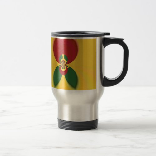  Jamaican Raster Gift Colors Travel Mug