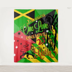 Jamaican Reggae Party Tapestry