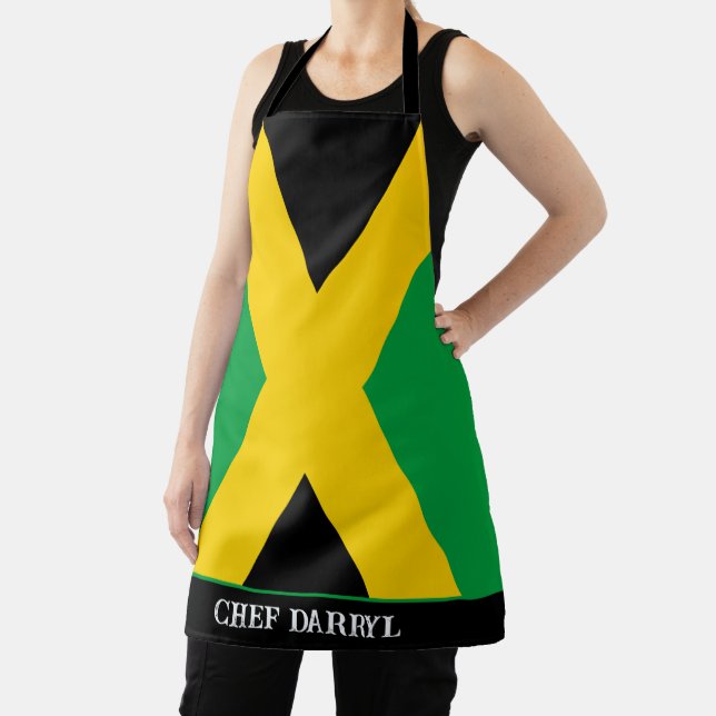 Jamaican Restaurant Chef and Cook Kitchen Apron (Insitu)