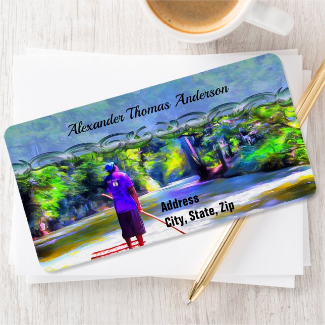 Jamaican River Raft Ride J001 Address Label (Creator Uploaded)