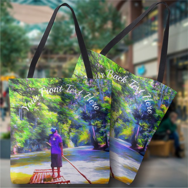 Jamaican River Raft Ride J001 Tote Bag (Creator Uploaded)