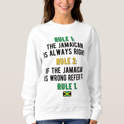 Jamaican Roots Jamaica Flag Jamaican Heritage Sweatshirt
