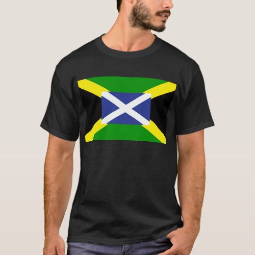 Jamaican Scottish Flag _ Jamaica _ Scotland T_Shirt