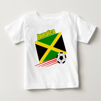 Jamaican Soccer Team Baby T-shirt by worldwidesoccer at Zazzle
