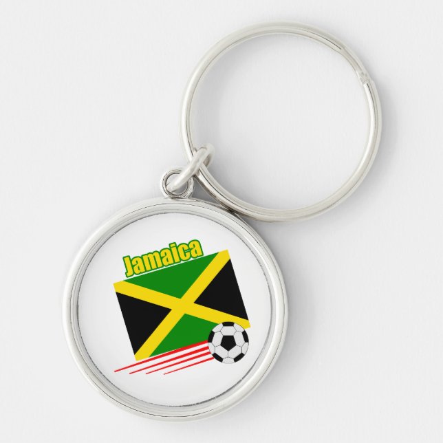 Jamaican Soccer Team Keychain (Front)