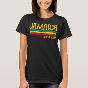 Jamaican Souvenir Funny Jamaica Color Rasta Reggae T-Shirt