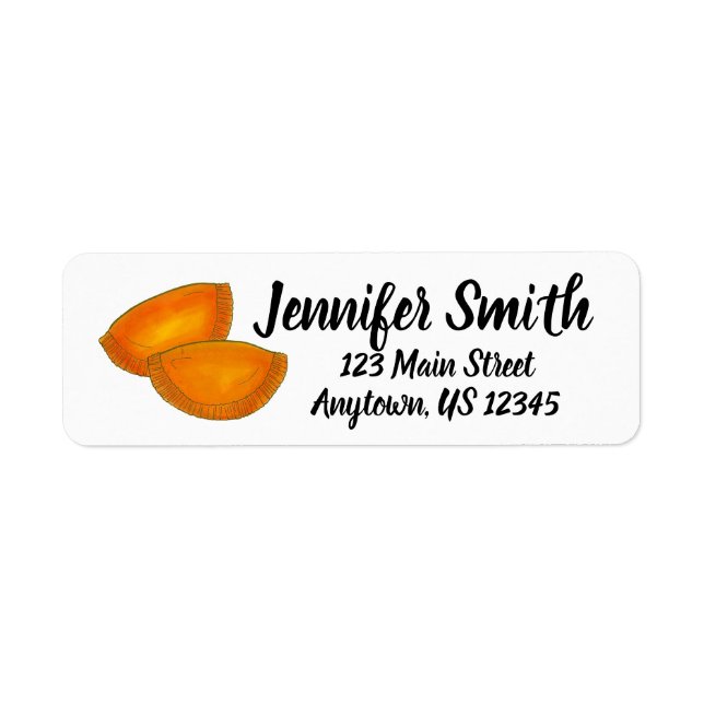 Jamaican Spicy Beef Patty Patties Jamaica Pastry Label (Front)