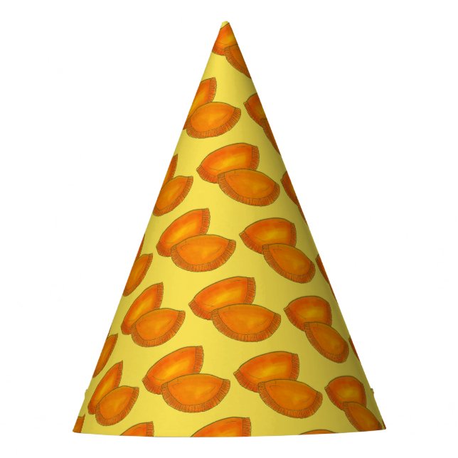Jamaican Spicy Beef Patty Patties Jamaica Pastry Party Hat (Front)