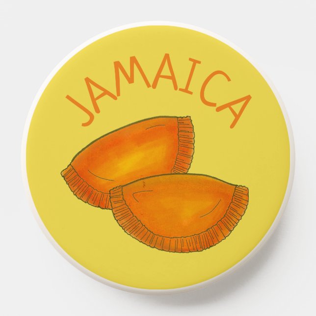 Jamaican Spicy Beef Patty Patties Jamaica Pastry PopSocket (Popsocket)