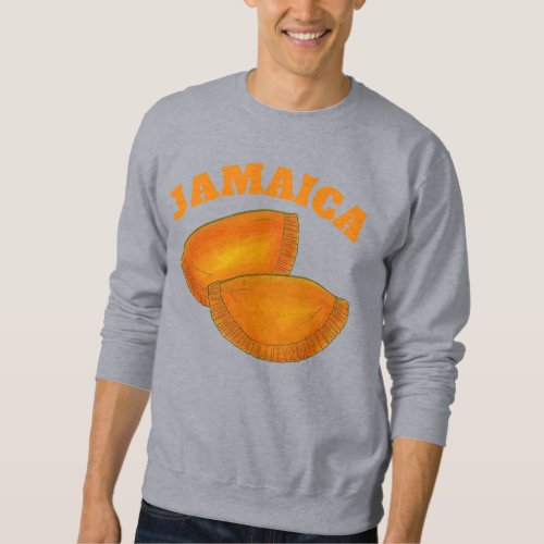 Jamaican Spicy Beef Patty Patties Jamaica Pastry Sweatshirt