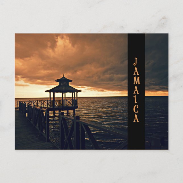 Jamaican Sunset Postcard (Front)