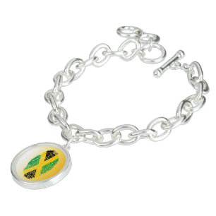 Jamaican touch fingerprint flag bracelet