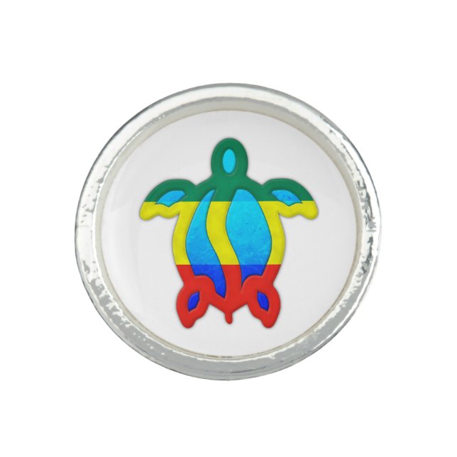 Jamaican Turtle Ring (Front)