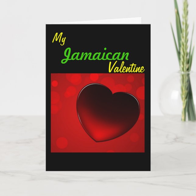 Jamaican Valentines Card (Front)