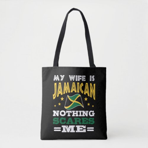 Jamaican Wife Funny Jamaica Tote Bag