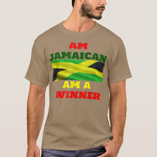 Jamaican winner motivation flag souvenir  T-Shirt
