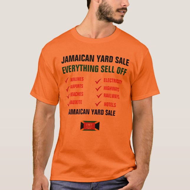 JAMAICAN YARD SALE. T-Shirt (Front)