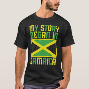 Jamaicans My Story Began In Jamaica Pride Jamaica T-Shirt