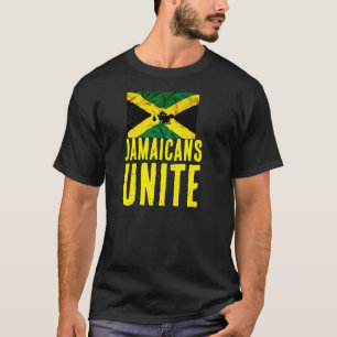 JAMAICANS UNITE Basic Dark T-Shirt