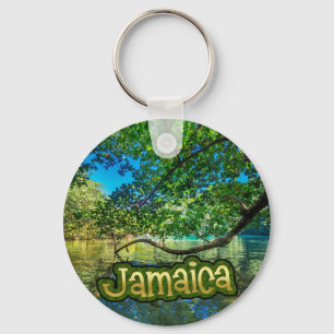 Jamaica's Blue Lagoon, Port Antonio Keychain