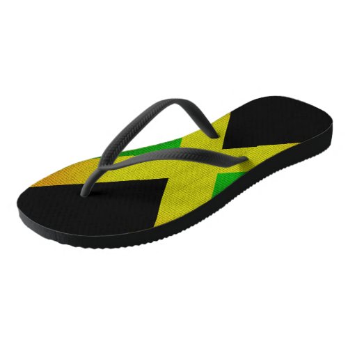 Jamaicas Flag Colors Flip Flops