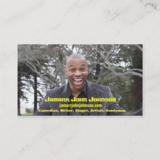 Jamarr John Johnson Business Card